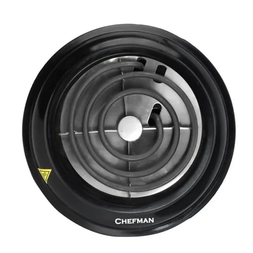 Chefman Electric Hot Plate 1250W Stainless Steel Element